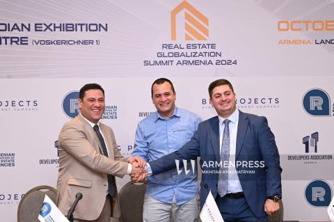 Armenian Real Estate Globalization Summit 2024-ի շրջանակում եռակողմ հուշագրի կնքման արարողություն