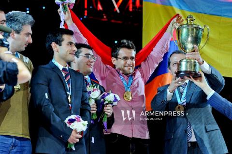 FIDE 100 Awards: Armenian men’s chess team recognized as Best Team of the Century