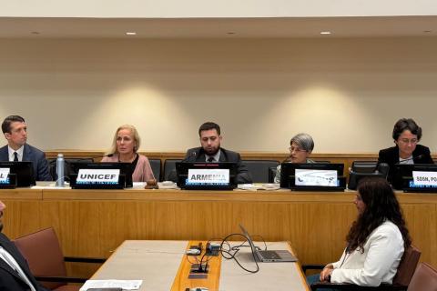 Deputy FM Vahan Kostanyan participates in the side event co-organized by Armenia within the framework of the Summit of the Future