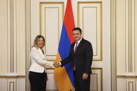 Armenian Parliament Speaker Alen Simonyan, Egyptian Ambassador discuss regional developments