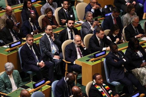 Le Premier ministre Pashinyan a participé à l'ouverture des discussions générales de la 79e Assemblée générale des Nations unies