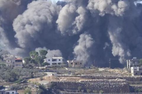 Lebanon says Israeli airstrikes kill at least 492, residents flee from south