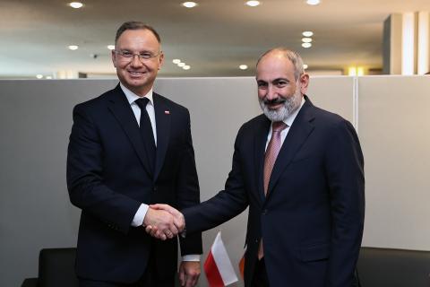 Nikol Pashinyan a rencontré Andrzej Duda