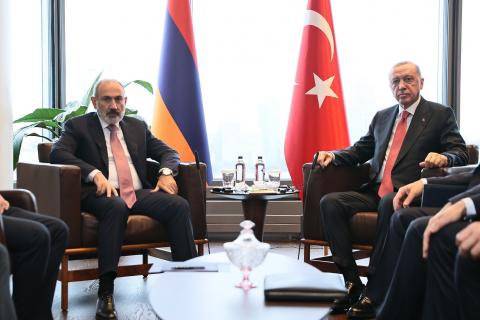 Nikol Pashinyan et Recep Tayyip Erdoğan se rencontrent à New York