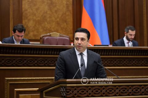 Speaker Alen Simonyan urges opposition to change tactics and collaborate