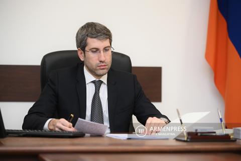 Démission du ministre de la Justice Grigor Minasyan