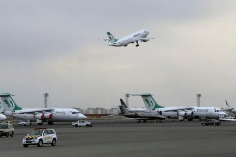 En Iran, les vols ont été annulés