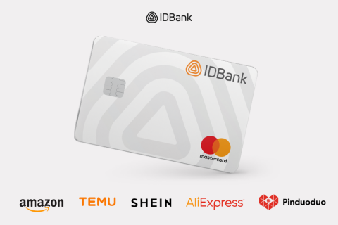 10% idcoin with IDBank Mastercard cards