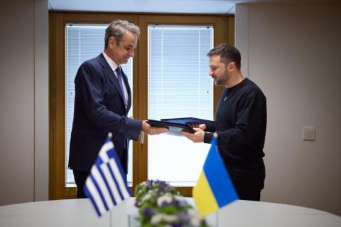 Ukraine and Greece sign agreement on security cooperation