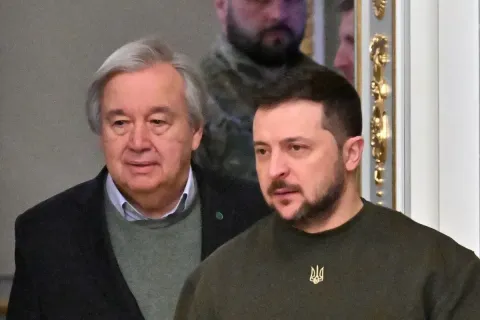 Президент Украины отклонил визит генерального секретаря ООН в Киев