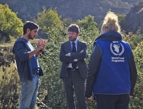 L'Ambassadeur de France a visité la communauté de Vorotan, Syunik