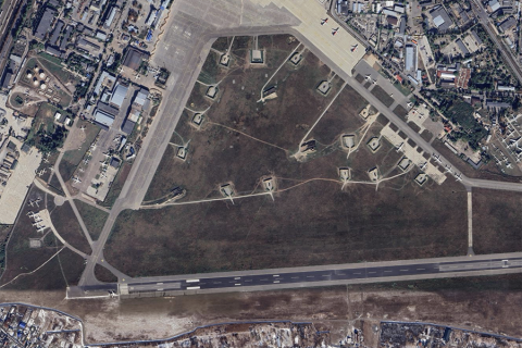 Google maps' latest satellite imagery accidentally discloses military sites in Ukraine