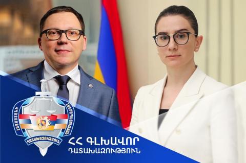 Prosecutor General of Armenia meets President of Eurojust in The Hague