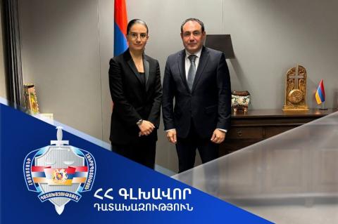 Գլխավոր դատախազը Հաագայում հանդիպել է ՄԱԿ-ի արհեստական բանականության կենտրոնի ղեկավարին