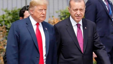 Эрдоган намерен обсудить с Трампом ситуацию на Ближнем Востоке