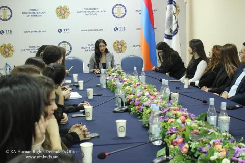 ՀՀ ՄԻՊ Մանասյանն ընդունել է Լիբերալ քաղաքականության դպրոցի 11-րդ հոսքի սաներին