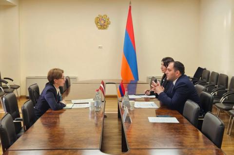 Քննարկվել են Լատվիայի հետ տեխնոլոգիական ուղղություններով համագործակցության մի շարք հնարավորություններ
