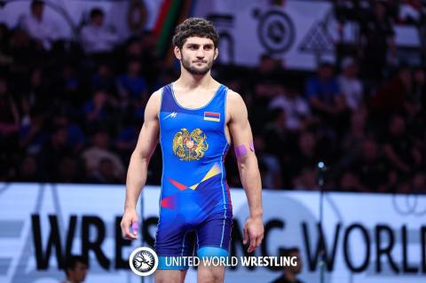 Armenia’s Hrayr Alikhanyan wins bronze at World Military Wrestling Championships