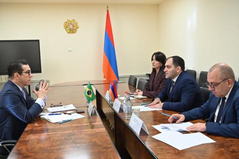 Բրազիլիան հետաքրքրված է Հայաստանի հետ բազմաշերտ գործակցություն ծավալել տեխնոլոգիական ոլորտի հնարավոր բոլոր ուղղություններով. դեսպան