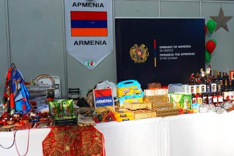 Embassy of Armenia in Greece participates in the 24th International charity New Year fair in Athens