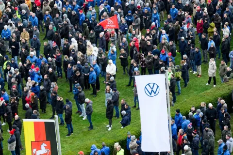 Nearly 100,000 Volkswagen workers joined one-day wave of strikes