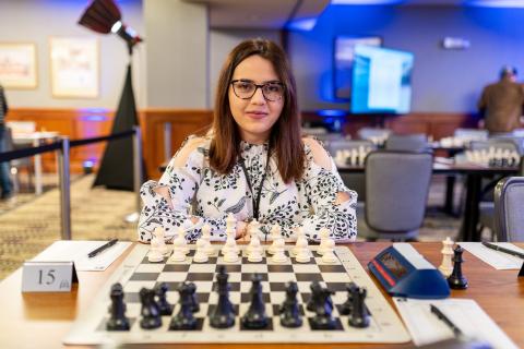 Шахматистка Анна Саркисян одержала победу в четвертом туре Saint Louis Masters