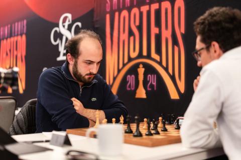 Aram Hakobyan está a medio punto del líder del Saint Louis Masters