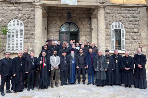 Aleppo military administration representatives met with Armenian and Christian community leaders