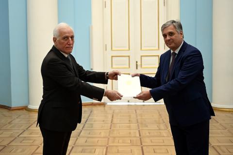 President Khachaturyan, newly appointed Austrian Ambassador discuss expanding cooperation