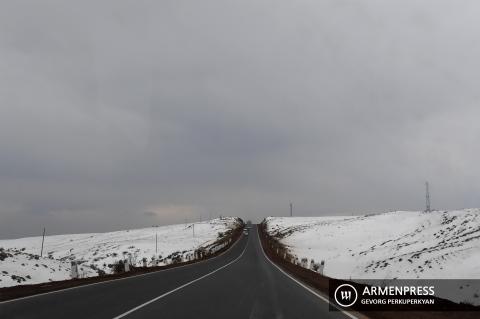 В Гегаркуникской области открыты и проходимы все автодороги