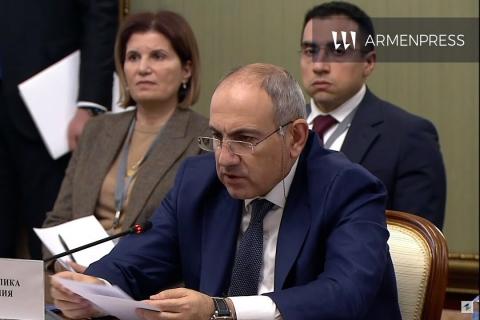 Discours du Premier ministre Pashinyan à la session du Conseil intergouvernemental eurasien