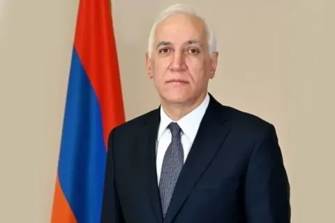 President Khachaturyan congratulates Mikheil Kavelashvili on election as Georgia's President