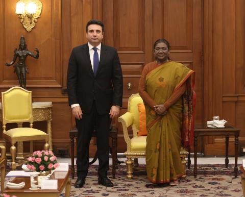 Le président de l'Assemblée nationale a rencontré la présidente de l'Inde