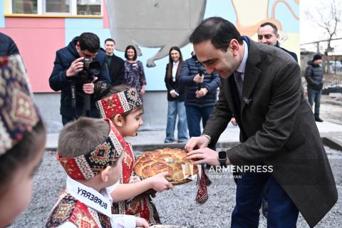 در ایروان، حدود بیست مهدکودک در حال بازسازی و نوسازی اساسی هستند