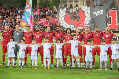 Selección de fútbol de Armenia mantuvo su posición en el ranking de la FIFA