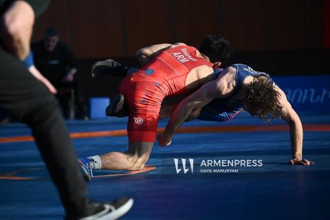 Известны победители Чемпионата Армении по вольной борьбе среди взрослых 2024 года