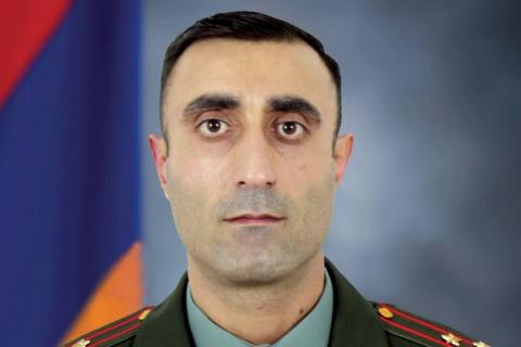 Colonel Yeprem Aleksanyan appointed head of the Defense Ministry's Rear Support Department