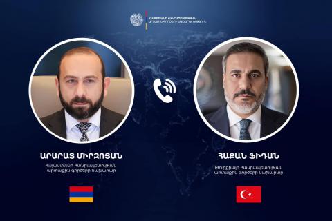 Bakan Mirzoyan, Türkiye Dışişleri Bakanı ile telefonda görüştü