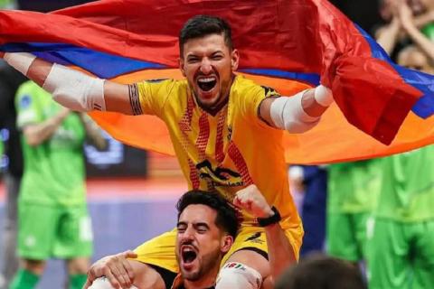 Ermenistan Milli Futsal Takımı kalecisi dünyanın en iyisi seçildi