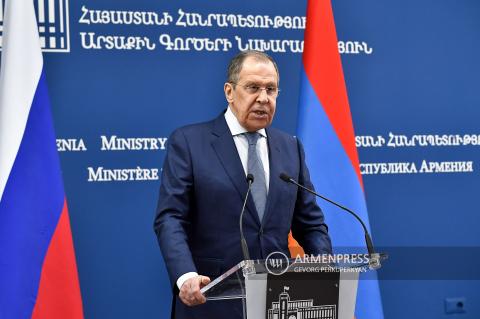 Serguéi Lavrov: “Desarrollar relaciones con Estados Unidos y la Unión Europea es un derecho soberano de Armenia”