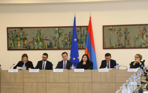 Meeting held at the Foreign Ministry with ambassadors of EU member states to Armenia