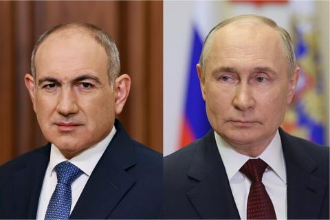 Prime Minister Pashinyan holds phone call with Putin