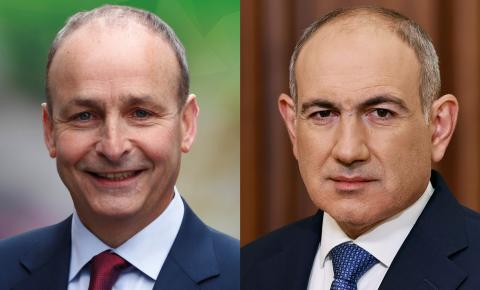 Pashinyan congratulates Ireland’s Micheál Martin on election as PM