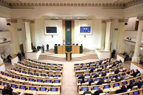 Georgian parliament strips 49 opposition MPs of their mandates