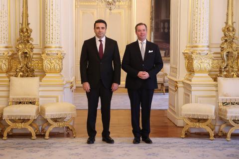 Speaker Alen Simonyan meets with Hereditary Grand Duke of Luxembourg