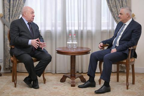 Вице-премьер Республики Армения принял спецпредставителя президента Российской Федерации по международному культурному сотрудничеству