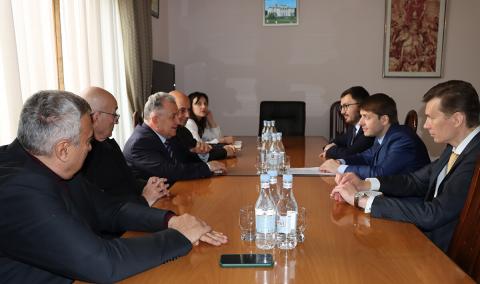 ՀՀ ԳԱԱ նախագահը հյուրընկալել է ՌԴ Հյուսիսկովկասյան դաշնային համալսարանի պատվիրակությանը