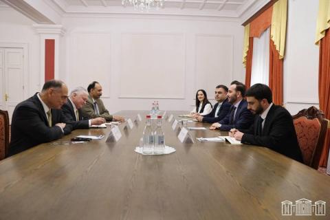 ԱԺ «Քաղաքացիական պայմանագիր» խմբակցության ղեկավարը հանդիպել է Heritage հիմնադրամի պատվիրակությանը