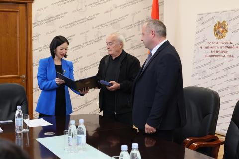 Հուշարձանների և տեսարժան վայրերի միջազգային օրվան ընդառաջ ԿԳՄՍ նախարարը պարգևատրել է ոլորտի մի խումբ նվիրյալների
