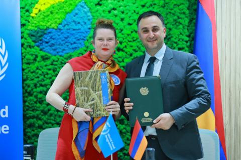 Министерство окружающей среды Армении и Всемирная продовольственная программа ООН подписали меморандум